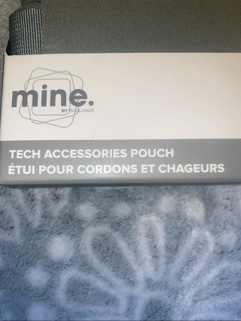 mine Gray Tech Accessories Pouch Organizer